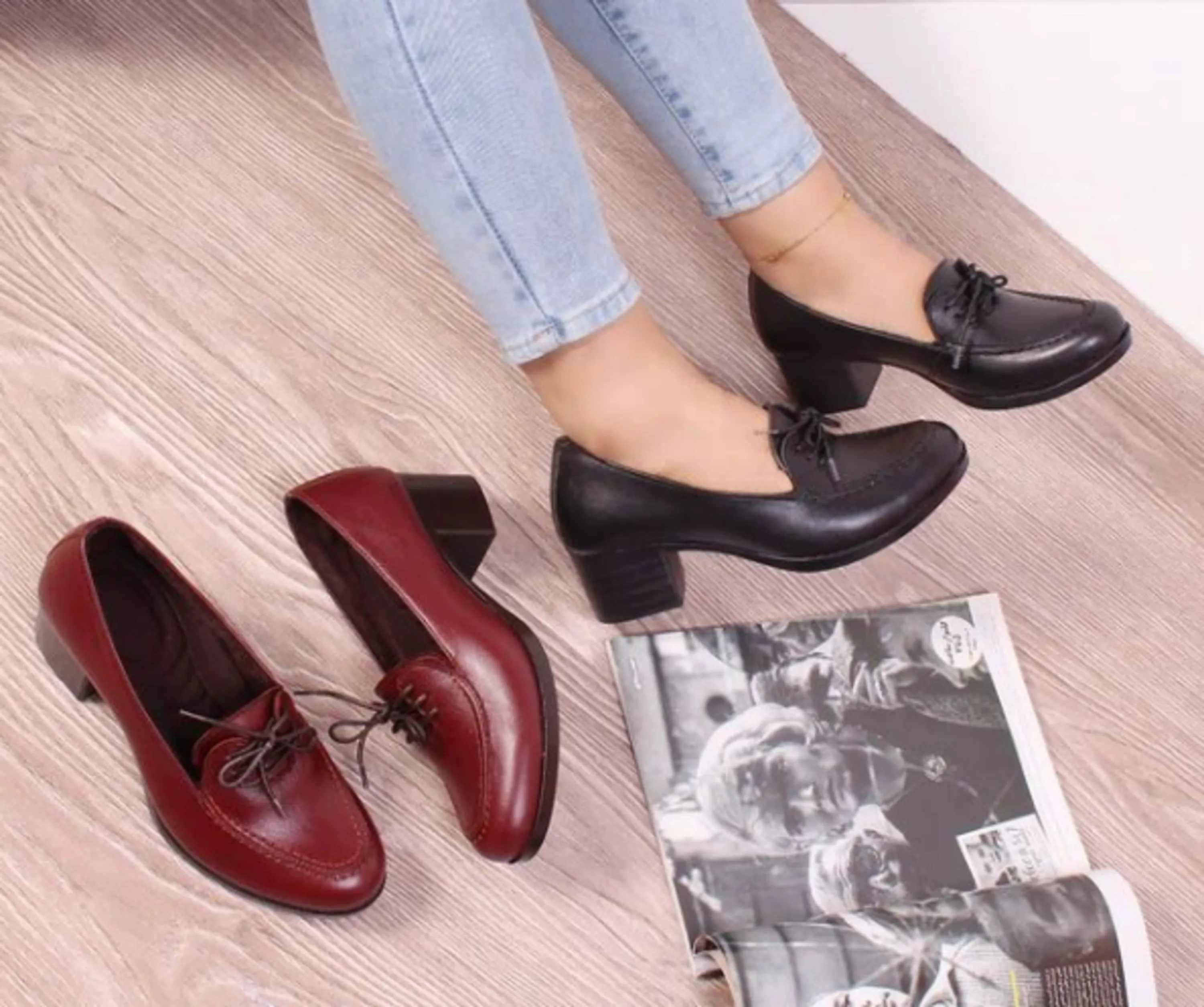 کفش  چرم  زنانه مدل 20 کفش  چرم  زنانه مدل 20